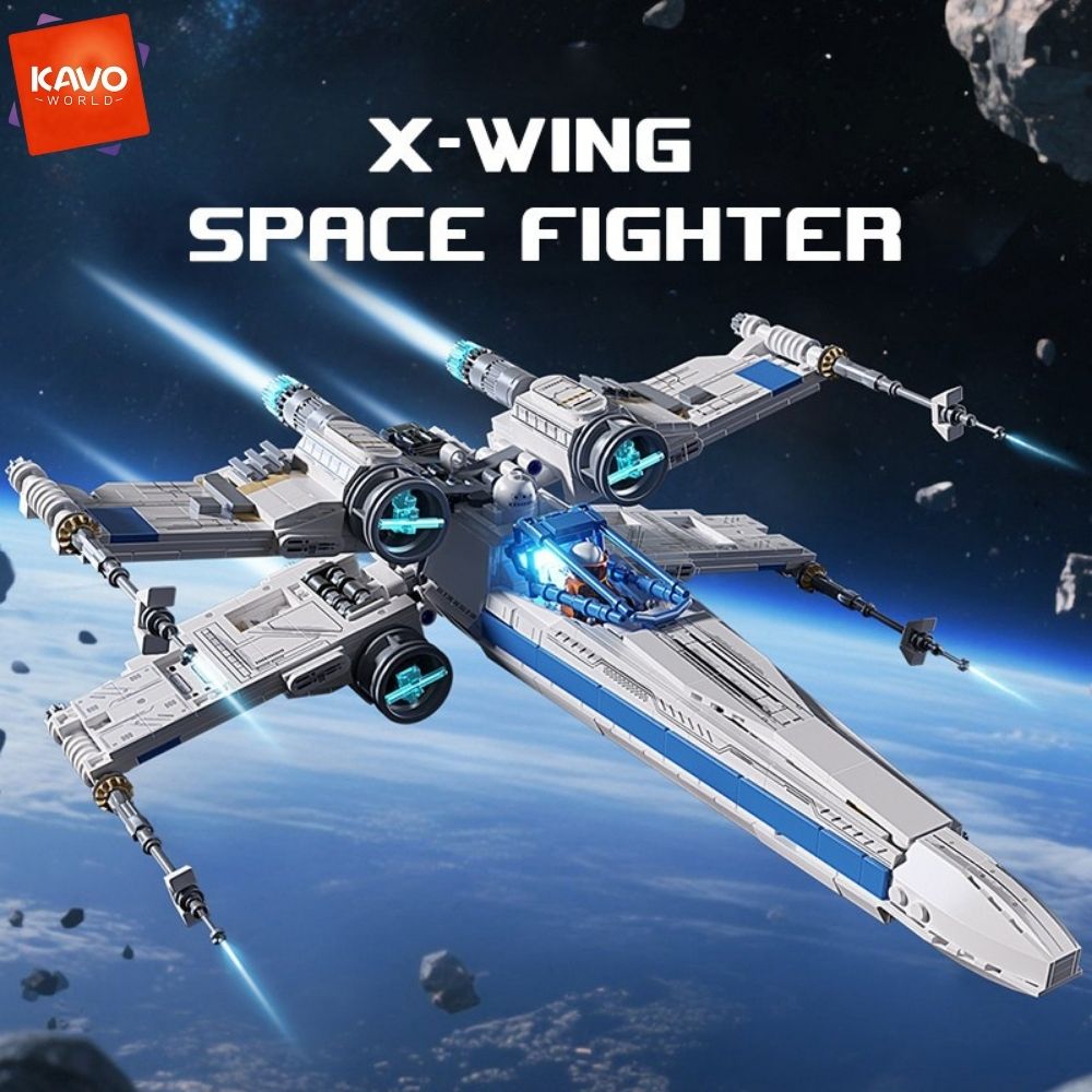 Desk Setup Xbox - KAVOWORLD 1271 elementów zestaw konstrukcyjny Sci-Fi