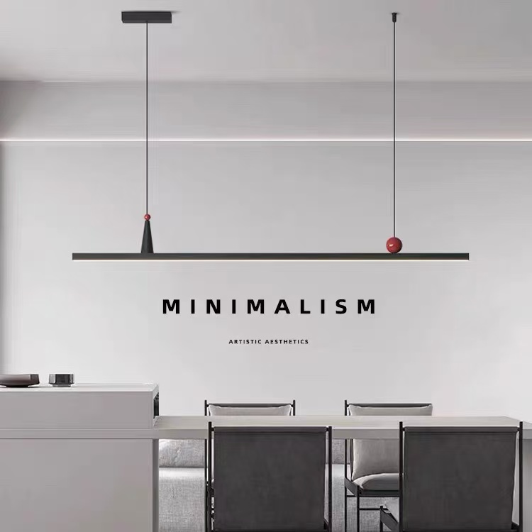Desk Setup Minimalist - Designerski żyrandol do ekskluzywnej restauracji, nowoczesna