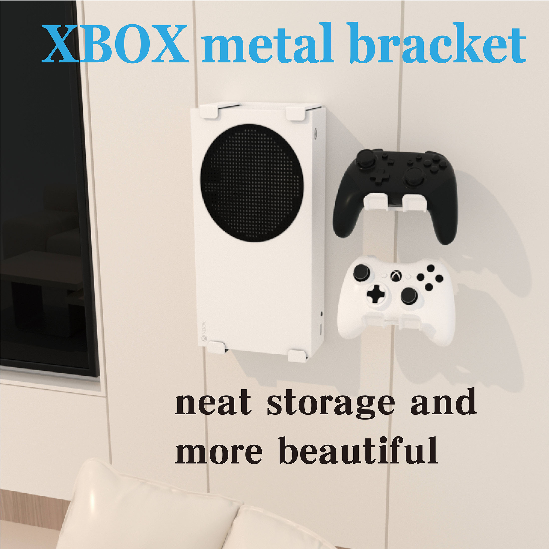 Uchwyt ścienny do Xbox Series  – Desk Setup Xbox recenzja i cena