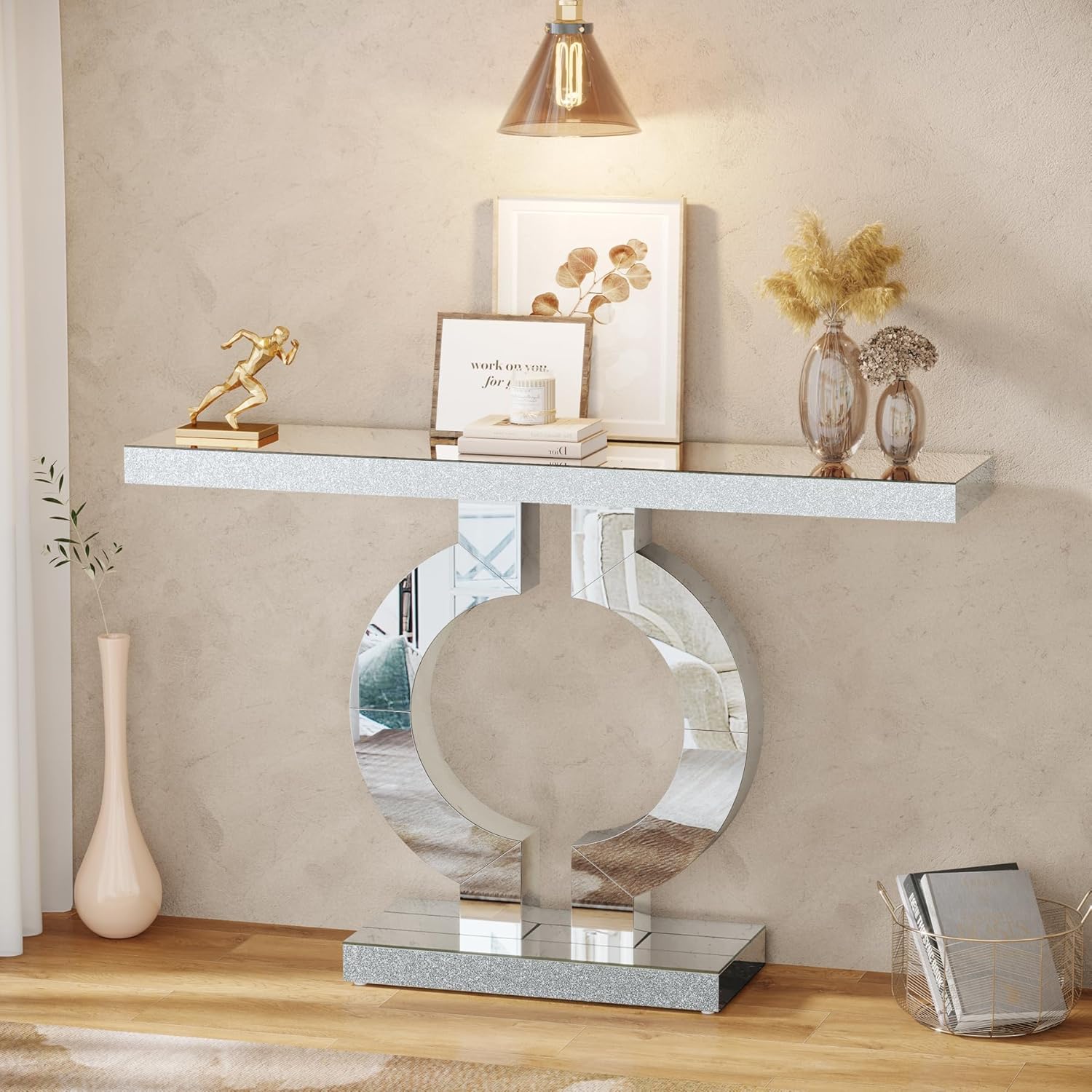 Tribesigns 43,3-calowy (110 cm – Desk Setup Minimalist recenzja i cena