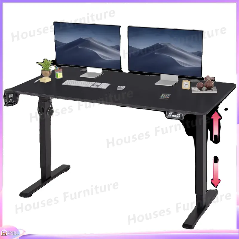 Duże biurko gamingowe z oświet – Desk Setup Pc And Laptop recenzja i cena