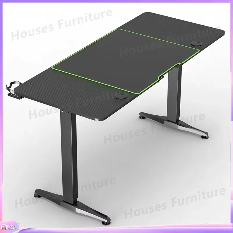 Duże biurko gamingowe z oświet – Desk Setup Pc And Laptop recenzja i cena